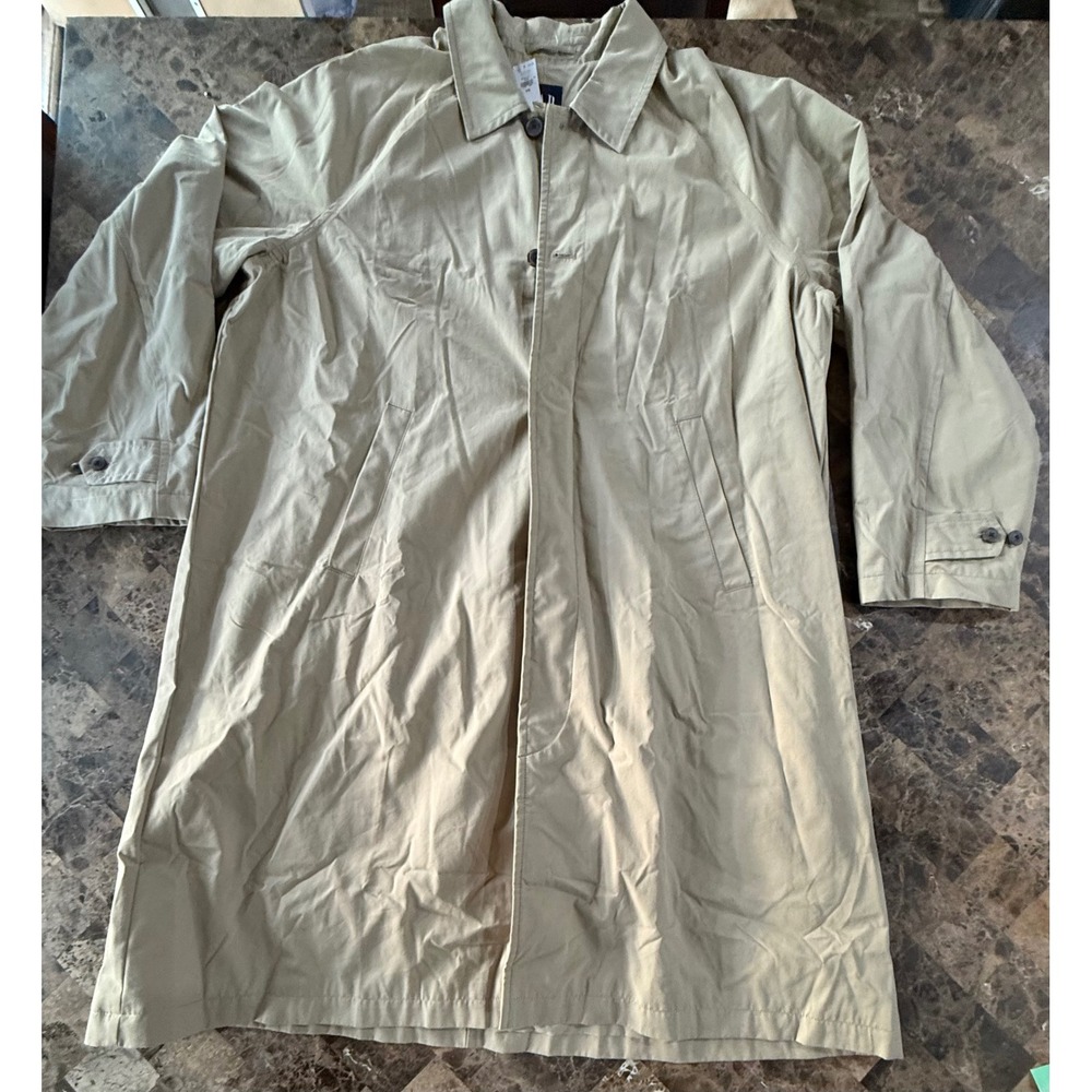 GAP Women Water Resistant Mac Trench Coat Tan Beige XXL 684017-00-1 New
